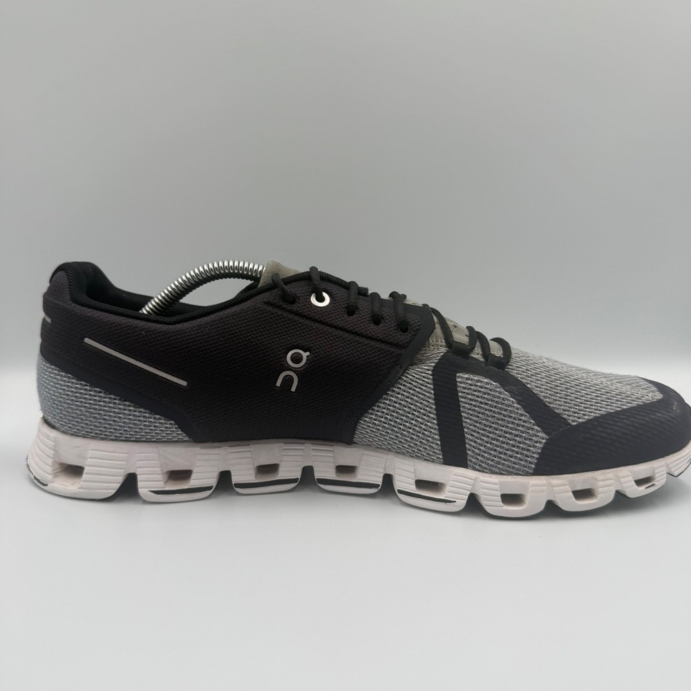 On Cloud X Black Grey White Running Shoes Men's Size 11.5 Low Top Sneakers - Picture 5 of 10